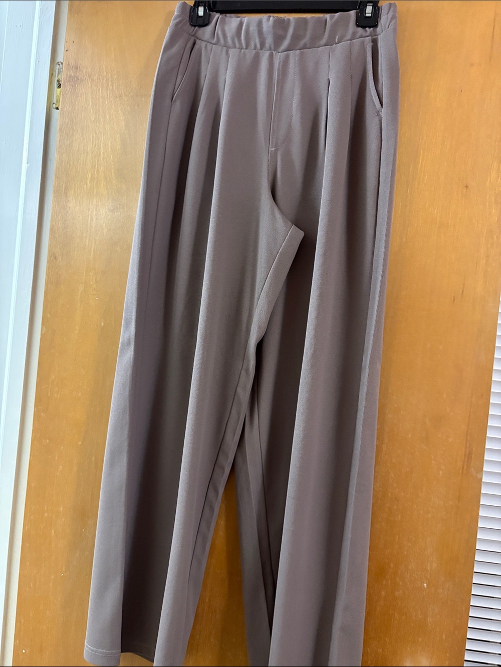 Velocity Taupe Wide-Leg Women's Pants